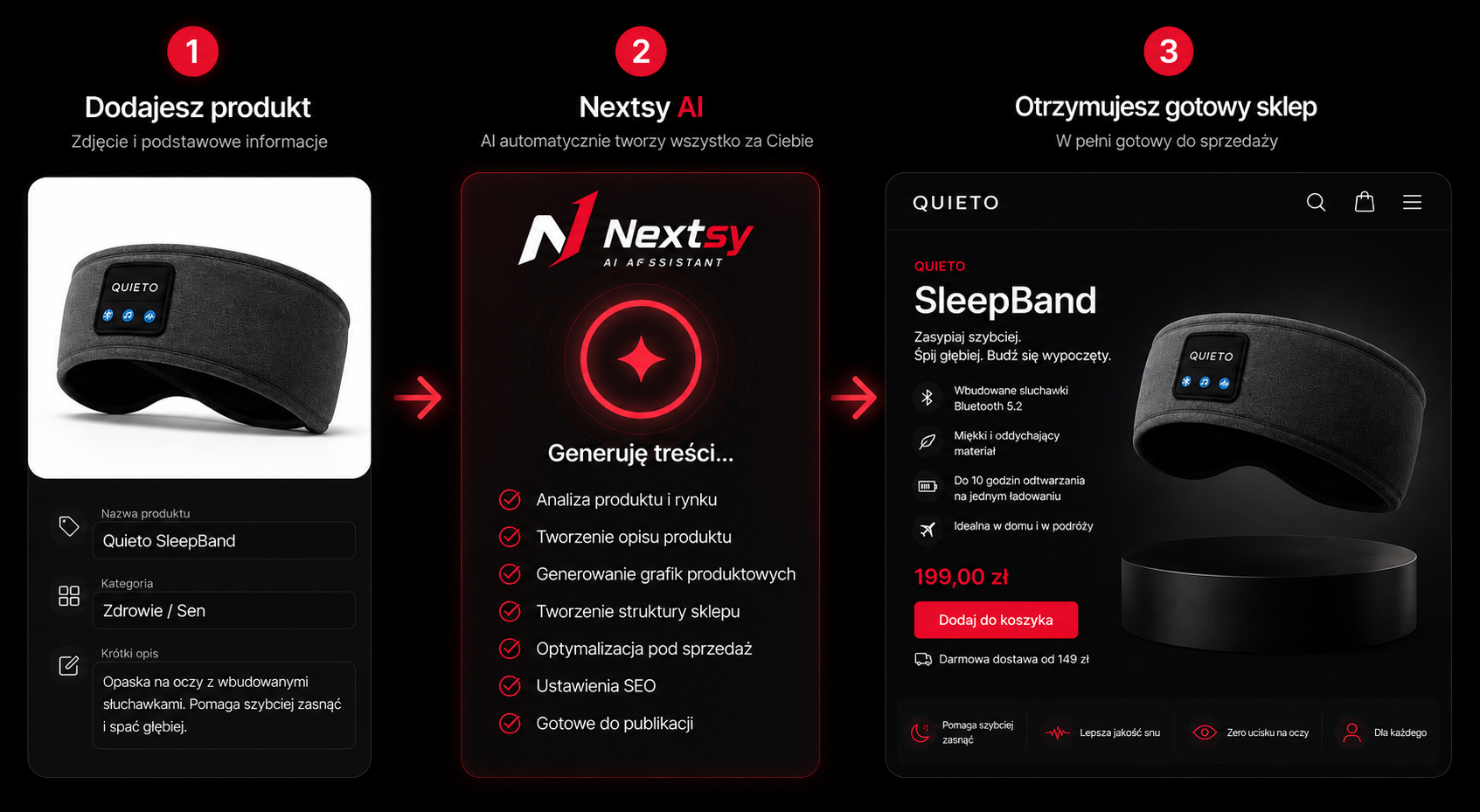 Nextsy AI Product Builder Next Cart